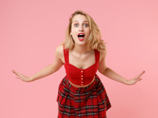 sexy excited woman